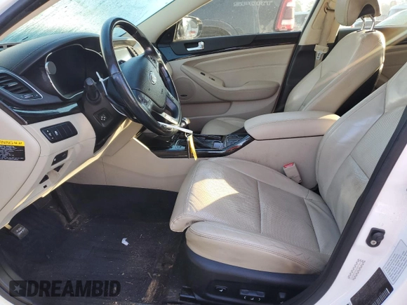2014 Kia Cadenza Premium with VIN KNALN4D70E5139677, listed as a Copart auction lot 85655924 with 171,362 mi miles and Salvage Title. Bid and sale history available at carsss.com. Image 7.