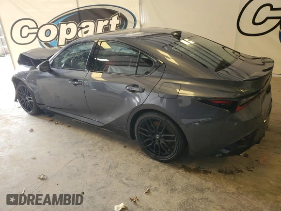 2023 Lexus IS with VIN JTHAP1D20P5002277, listed as a Copart auction lot 48396655 with 25,654 mi miles and Salvage Title. Bid and sale history available at carsss.com. Image 2.