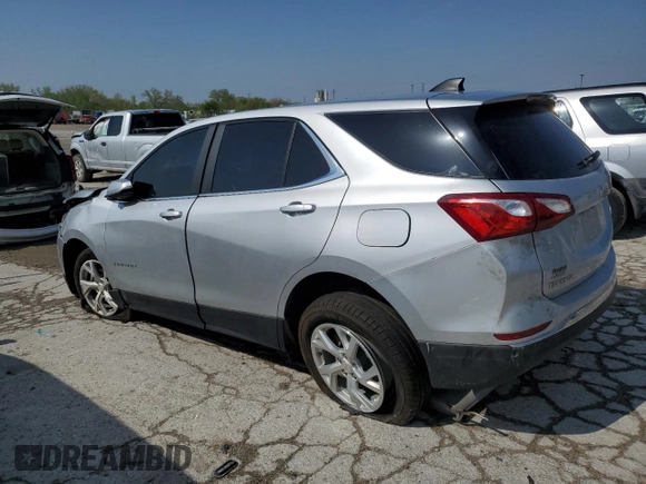 2021 Chevrolet Equinox LT with VIN 3GNAXKEV1MS172477, listed as a Copart auction lot 53365345 with 62,334 mi miles and Salvage Title. Bid and sale history available at DreamBid. Image 2.