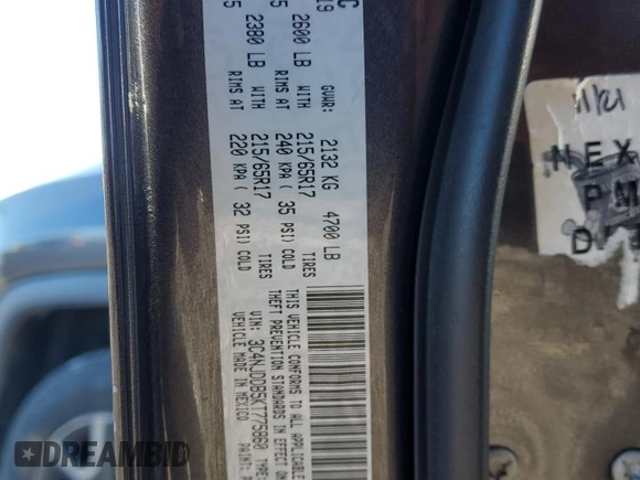 2019 Jeep Compass Trailhawk with VIN 3C4NJDDB5KT775860, listed as a Copart auction lot 48113695 with 76,091 mi miles and Salvage Title. Bid and sale history available at DreamBid. Image 14.