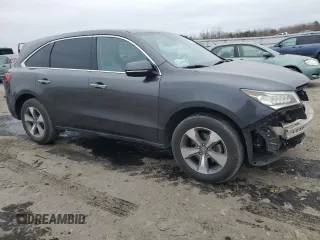 2014 Acura MDX with VIN 5FRYD3H27EB015567, listed as a Copart auction lot 48972145 with 120,245 mi miles and Salvage Title. Bid and sale history available at carsss.com. Image 4.