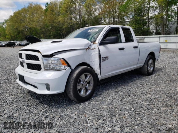 2019 Ram 1500 Tradesman z VIN 1C6RR7FG9KS669229, wystawiony jako Copart lot #54341945 z przebiegiem 86 667 mil mil oraz Nie do naprawy • Non repairable. Historia ofert i sprzedaży dostępna na DreamBid. Obrazek 1.