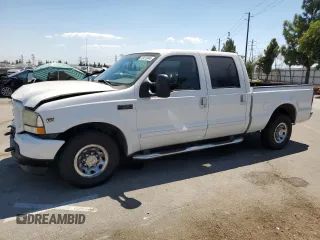 2003 Ford Super Duty F-250 XL with VIN 1FTNW20S43EA50117, listed as a Copart auction lot 70412844 with 224,403 mi miles and Salvage Title. Bid and sale history available at carsss.com. Image 1.