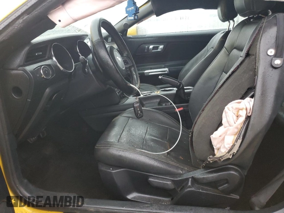2015 Ford Mustang V6 with VIN 1FA6P8AMXF5402535, listed as a Copart auction lot 42999345 with 188,233 mi miles and Salvage Title. Bid and sale history available at DreamBid. Image 7.