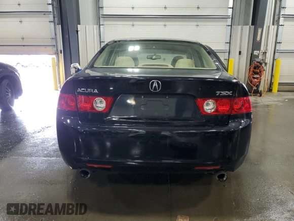 2004 Acura TSX with VIN JH4CL96894C040733, listed as a Copart auction lot 60874425 with 233,037 mi miles and Salvage title. Bid and sale history available at DreamBid. Image 6.
