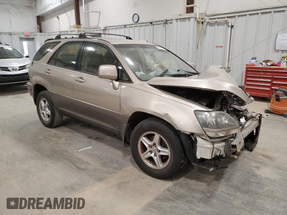 1999 Lexus RX 300 Luxury SUV with VIN JT6HF10U5X0079211, listed as a Copart auction lot 88151925 with 0 mi miles and Non Repairable. Bid and sale history available at carsss.com. Image 4.