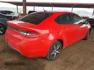 2016 Dodge Dart SE with VIN 1C3CDFAA1GD623758, listed as a IAAI auction lot 41938521 with 119,930 mi miles. Bid and sale history available at carsss.com. Image 4.