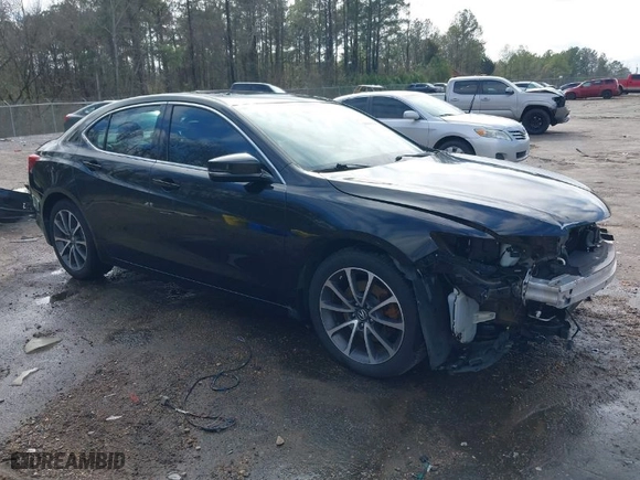 2015 Acura TLX V6 Tech with VIN 19UUB2F57FA002178, listed as a IAAI auction lot 41640369 with 178,248 mi miles. Bid and sale history available at carsss.com. Image 1.