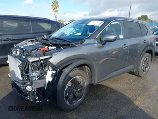 2025 Nissan Rogue SV with VIN JN8BT3BA5SW005433, listed as a IAAI auction lot 41547608 with 516 mi miles. Bid and sale history available at carsss.com. Image 20.