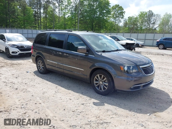 2016 Chrysler Town & Country S with VIN 2C4RC1HG4GR271360, listed as a IAAI auction lot 42114489 with 140,439 mi miles. Bid and sale history available at carsss.com. Image 1.