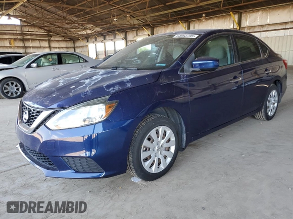 2016 Nissan Sentra SV with VIN 3N1AB7AP6GY263129, listed as a Copart auction lot 54993795 with 231,468 mi miles and Clean Title. Bid and sale history available at DreamBid. Image 1.