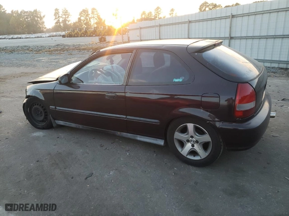 1999 Honda Civic CX with VIN 2HGEJ6428XH112747, listed as a Copart auction lot 77621944 with 105,852 mi miles and Salvage Title. Bid and sale history available at carsss.com. Image 2.