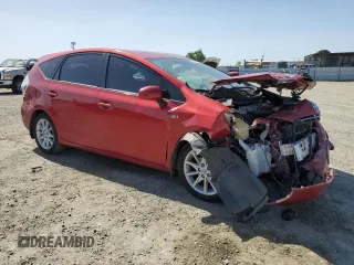 2012 Toyota Prius Two with VIN JTDZN3EU5C3036971, listed as a Copart auction lot 52208535 with 192,367 mi miles and Salvage Title. Bid and sale history available at DreamBid. Image 4.