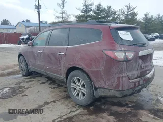 2015 Chevrolet Traverse LT with VIN 1GNKVHKD7FJ218049, listed as a IAAI auction lot 41613665 with 135,434 mi miles and . Bid and sale history available at DreamBid. Image 3.