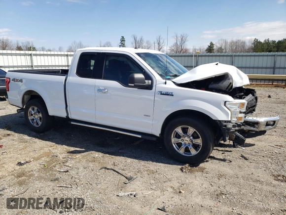 2016 Ford F-150 XLT with VIN 1FTEX1EP5GFB24513, listed as a Copart auction lot 49113035 with 156,266 mi miles and Salvage Title. Bid and sale history available at carsss.com. Image 4.
