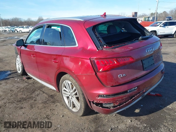 2018 Audi Q5 Premium Plus with VIN WA1BNAFY8J2120240, listed as a IAAI auction lot 41154361 with 77,848 mi miles. Bid and sale history available at carsss.com. Image 21.