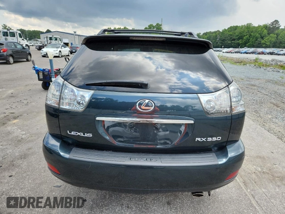2005 Lexus RX 330 z VIN 2T2GA31U15C028171, wystawiony jako Copart lot #60435515 z przebiegiem 193 229 mil mil oraz Szkoda całkowita • Salvage title. Historia ofert i sprzedaży dostępna na DreamBid. Obrazek 6.