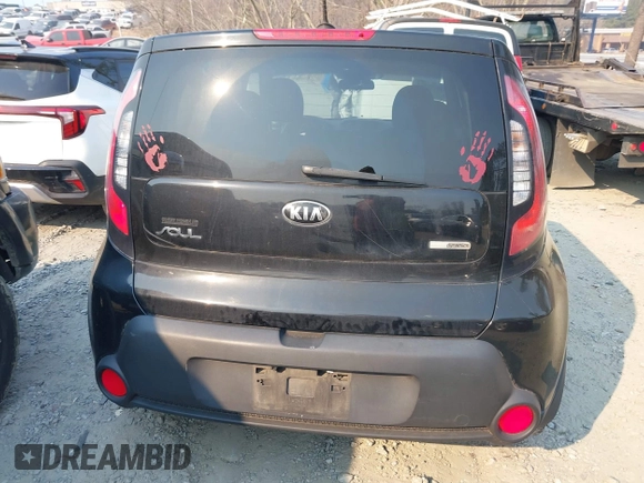 2014 Kia Soul + with VIN KNDJP3A53E7078654, listed as a IAAI auction lot 41672511 with 108,052 mi miles. Bid and sale history available at carsss.com. Image 16.