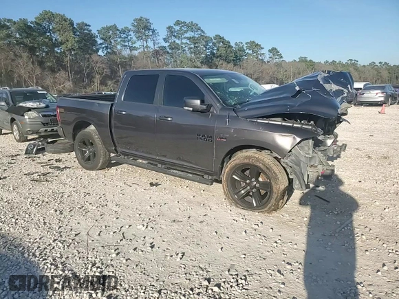 2018 Ram 1500 Night with VIN 1C6RR7MT4JS109407, listed as a Copart auction lot 46451705 with 165,377 mi miles and Salvage Title. Bid and sale history available at carsss.com. Image 14.