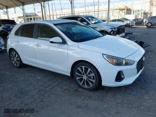 2018 Hyundai Elantra GT with VIN KMHH35LE1JU012971, listed as a IAAI auction lot 41626446 with 54,288 mi miles. Bid and sale history available at carsss.com. Image 1.