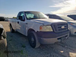 2007 Ford F-150 XL with VIN 1FTRF12W17NA45281, listed as a Copart auction lot 57342005 with 165,058 mi miles and Salvage title. Bid and sale history available at DreamBid. Image 4.