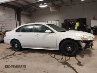 2012 Chevrolet Impala Police Police with VIN 2G1WD5E37C1258225, listed as a IAAI auction lot 41559049 with 202,535 mi miles. Bid and sale history available at carsss.com. Image 13.
