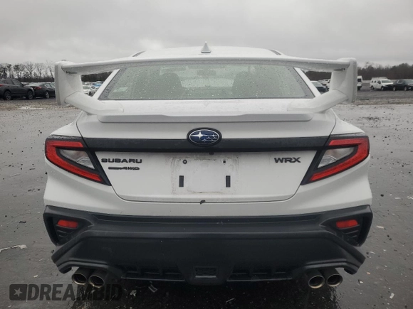 2022 Subaru WRX Premium with VIN JF1VBAH68N8005900, listed as a Copart auction lot 48079535 with 49,767 mi miles and Salvage Title. Bid and sale history available at carsss.com. Image 6.