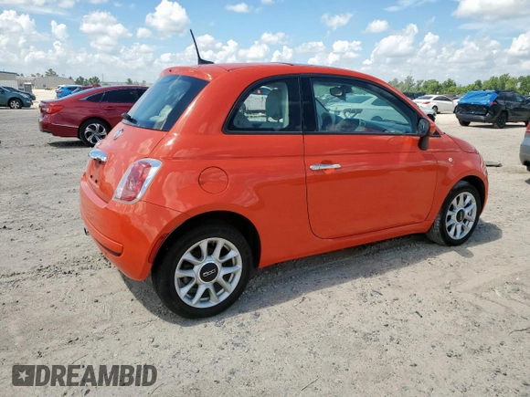2017 FIAT 500 Pop with VIN 3C3CFFKR8HT508911, listed as a Copart auction lot 62008865 with 70,397 mi miles and Clean title. Bid and sale history available at DreamBid. Image 3.