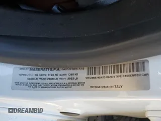 2016 Maserati Ghibli z VIN ZAM57XSAXG1167773, wystawiony jako Copart lot #46607705 z przebiegiem 62 421 mil mil oraz Szkoda całkowita • Salvage title. Historia ofert i sprzedaży dostępna na DreamBid. Obrazek 12.