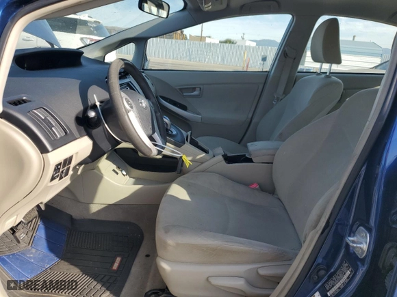 2010 Toyota Prius II with VIN JTDKN3DU7A0025469, listed as a Copart auction lot 49516305 with 138,498 mi miles and Salvage Title. Bid and sale history available at carsss.com. Image 7.