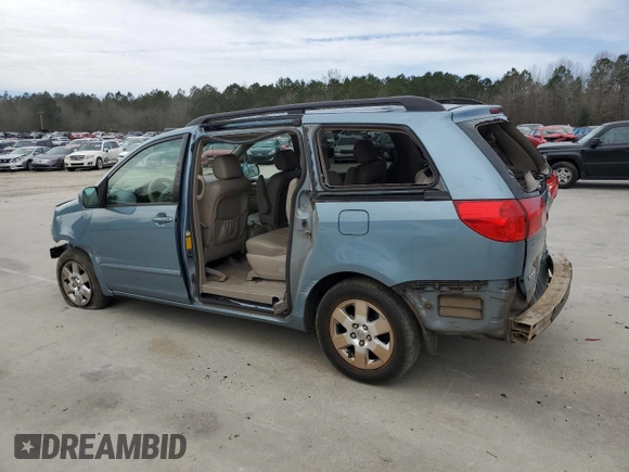 2008 Toyota Sienna XLE with VIN 5TDZK22C18S171787, listed as a Copart auction lot 48353945 with 168,308 mi miles and Salvage Title. Bid and sale history available at carsss.com. Image 2.