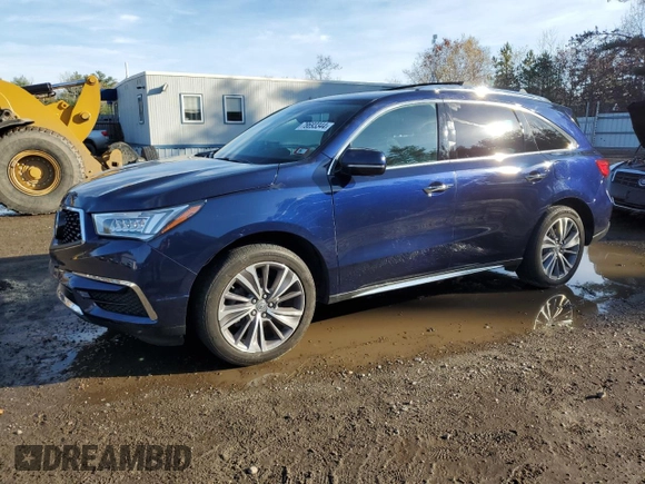 2018 Acura MDX w/Technology Pkg with VIN 5J8YD4H55JL018364, listed as a Copart auction lot 78693344 with 81,611 mi miles and Salvage Title. Bid and sale history available at carsss.com. Image 1.
