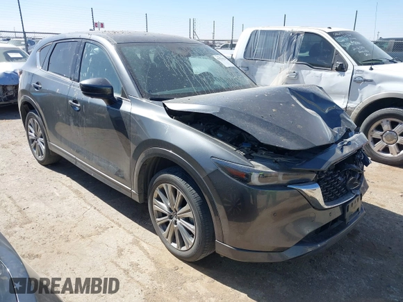 2023 Mazda CX-5 Signature with VIN JM3KFBXY8P0101156, listed as a IAAI auction lot 41670424 with Not Provided miles and . Bid and sale history available at carsss.com. Image 1.