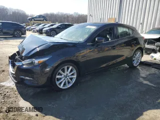 2017 Mazda 3 Grand Touring with VIN 3MZBN1M37HM134823, listed as a Copart auction lot 45860875 with 88,219 mi miles and Salvage Title. Bid and sale history available at carsss.com. Image 1.