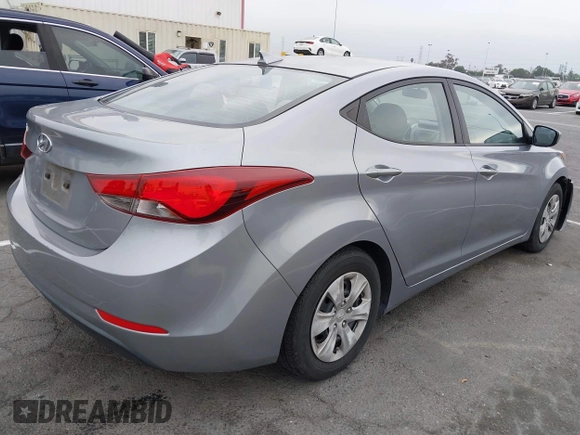 2016 Hyundai Elantra SE with VIN 5NPDH4AE4GH769724, listed as a IAAI auction lot 42492851 with 107,361 mi miles and . Bid and sale history available at DreamBid. Image 4.