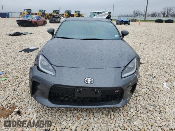 2023 Toyota GR86 Premium with VIN JF1ZNBE12P9766619, listed as a Copart auction lot 44606245 with 6,434 mi miles and Salvage Title. Bid and sale history available at carsss.com. Image 5.