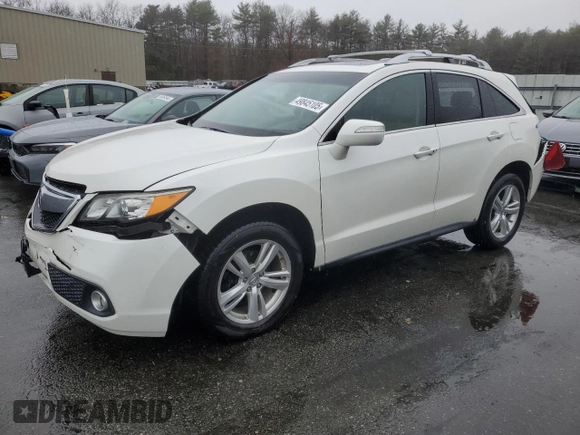 2015 Acura RDX Technology with VIN 5J8TB4H54FL018525, listed as a Copart auction lot 49845105 with 156,402 mi miles and Salvage Title. Bid and sale history available at DreamBid. Image 1.