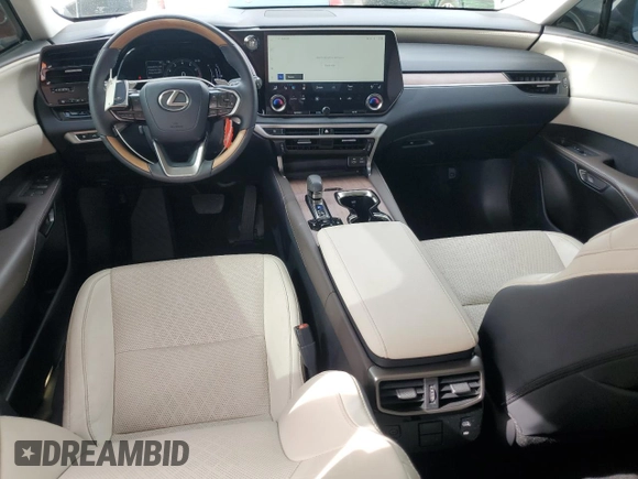 2024 Lexus RX 350 with VIN JTJCHMAAXR2015902, listed as a Copart auction lot 50845955 with 9,480 mi miles and Salvage title. Bid and sale history available at DreamBid. Image 8.