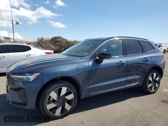 2024 Volvo XC60 Recharge Plug-In Hybrid Plus Dark Theme with VIN YV4H60DL7R1890796, listed as a Copart auction lot 89396905 with 1,157 mi miles and Salvage Title. Bid and sale history available at carsss.com. Image 1.
