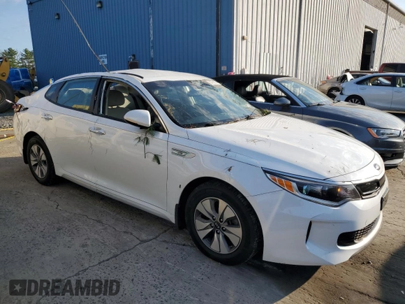 2017 Kia Optima Hybrid with VIN KNAGT4LEXH5009577, listed as a Copart auction lot 63795874 with 185,976 mi miles and Salvage Title. Bid and sale history available at carsss.com. Image 4.