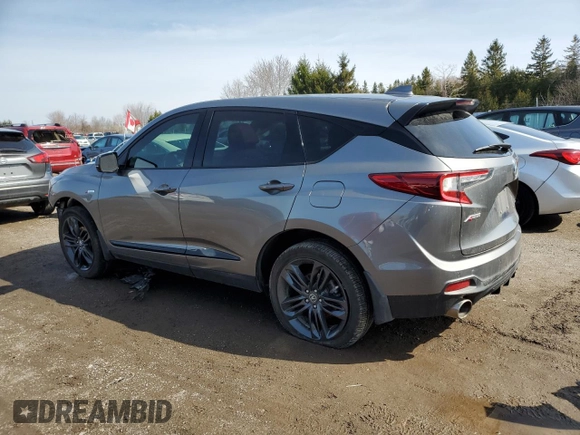 2023 Acura RDX w/A-Spec Package with VIN 5J8TC2H65PL803907, listed as a Copart auction lot 50797325 with 50,963 mi miles and Salvage title. Bid and sale history available at DreamBid. Image 2.