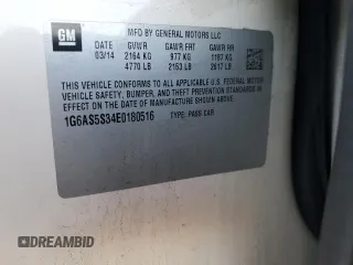 2014 Cadillac CTS Performance RWD z VIN 1G6AS5S34E0180516, wystawiony jako Copart lot #85547924 z przebiegiem 120 645 mil mil oraz Szkoda całkowita • Salvage title. Historia ofert i sprzedaży dostępna na DreamBid. Obrazek 15.