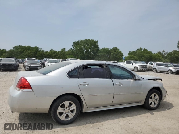 2012 Chevrolet Impala LS Fleet with VIN 2G1WF5E37C1327280, listed as a Copart auction lot 59036775 with 135,310 mi miles and Salvage title. Bid and sale history available at DreamBid. Image 3.