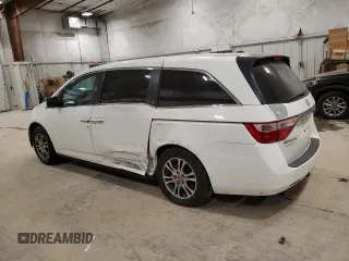 2013 Honda Odyssey EX-L with VIN 5FNRL5H62DB074001, listed as a Copart auction lot 52365665 with 207,957 mi miles and Non Repairable. Bid and sale history available at carsss.com. Image 2.
