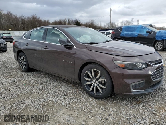 2016 Chevrolet Malibu LT with VIN 1G1ZF5SX5GF238116, listed as a Copart auction lot 46534725 with 147,167 mi miles and Salvage Title. Bid and sale history available at DreamBid. Image 4.