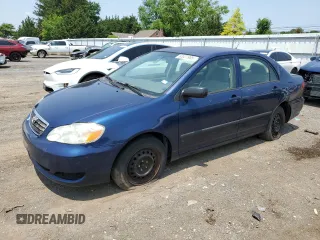 2006 Toyota Corolla CE with VIN JTDBR32E260060816, listed as a Copart auction lot 60027985 with 206,058 mi miles and Salvage title. Bid and sale history available at DreamBid. Image 1.