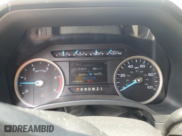 2019 Ford F-350 with VIN 1FD8W3BT8KEF59372, listed as a Copart auction lot 57202484 with 216,006 mi miles and Salvage title. Bid and sale history available at DreamBid. Image 9.
