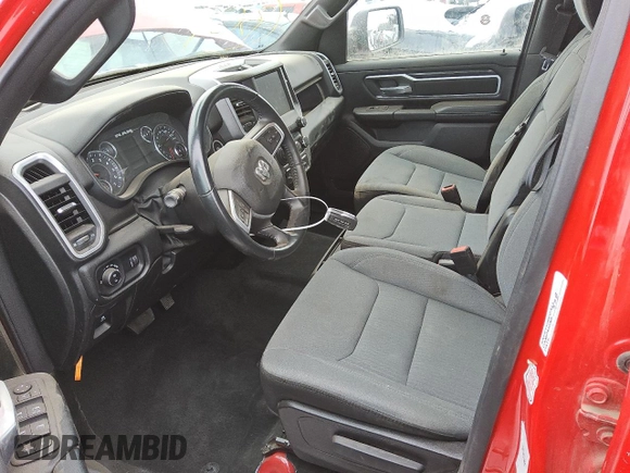 2023 Ram 1500 Big Horn with VIN 1C6RRFBG7PN634100, listed as a Copart auction lot 82856194 with 36,478 mi miles and Salvage Title. Bid and sale history available at carsss.com. Image 7.