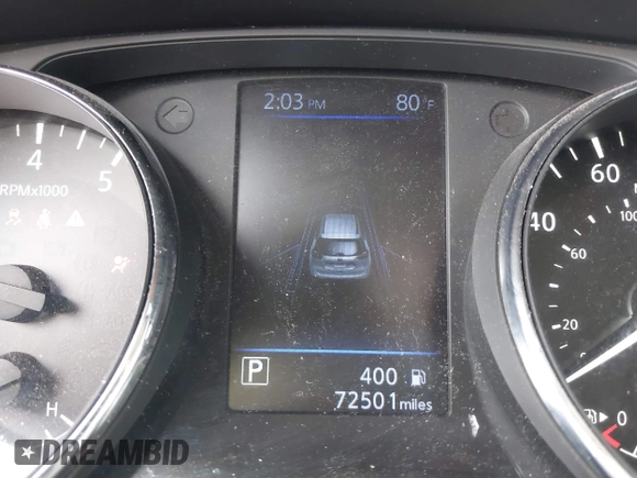 2020 Nissan Rogue S with VIN 5N1AT2MT9LC735022, listed as a IAAI auction lot 42275208 with 72,501 mi miles and . Bid and sale history available at DreamBid. Image 15.