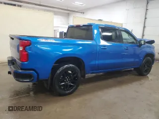 2022 Chevrolet Silverado 1500 RST with VIN 1GCUDEED0NZ601314, listed as a Copart auction lot 47576865 with 0 mi miles and Salvage Title. Bid and sale history available at carsss.com. Image 3.